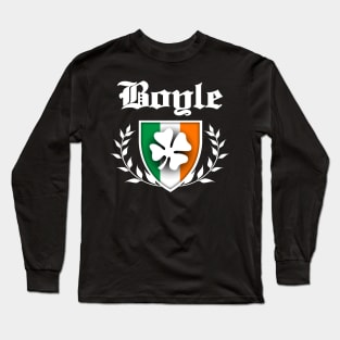 Boyle Shamrock Crest Long Sleeve T-Shirt